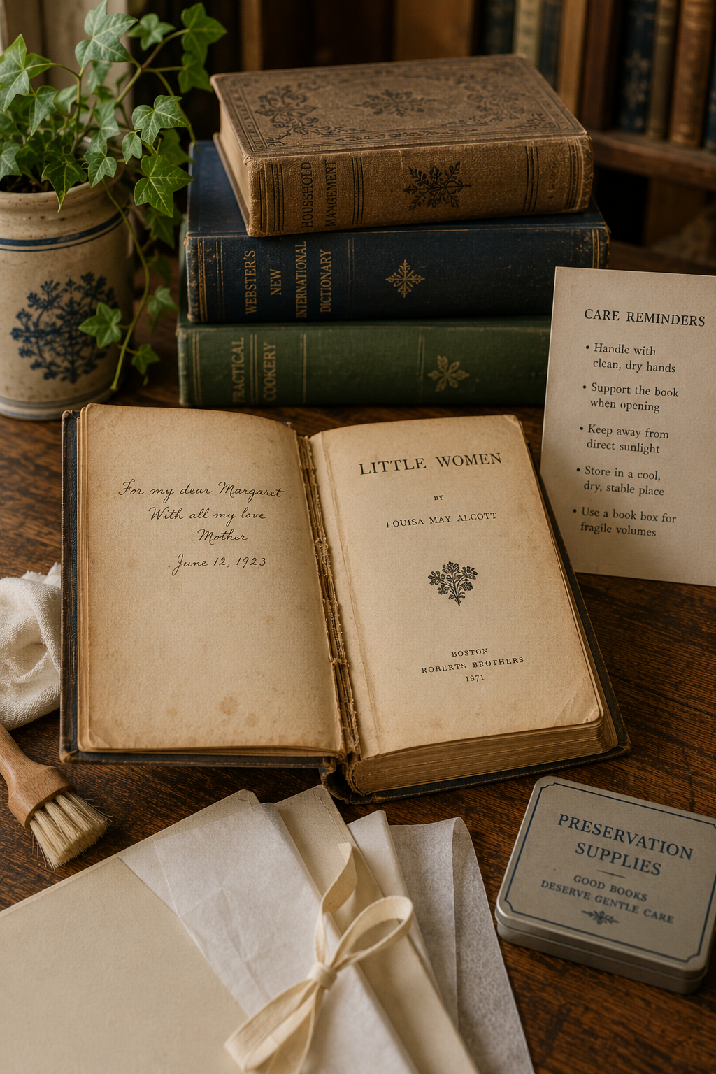 Holding the Pages Together: How to Care for Old Books Without Erasing Their History