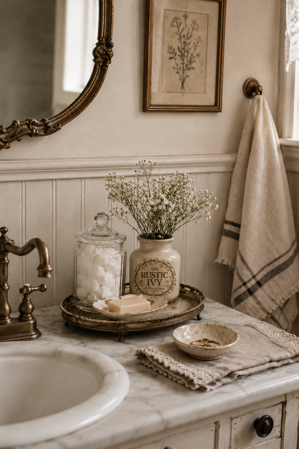 Vintage in the Bathroom: Small Pieces That Add Quiet Charm