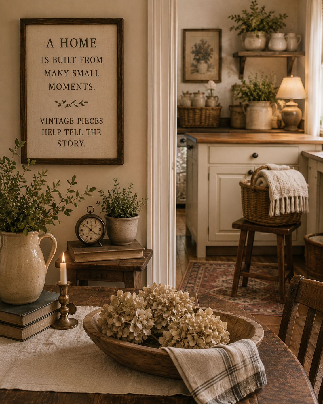 Bringing Vintage Room by Room Into a Home That Feels Personal