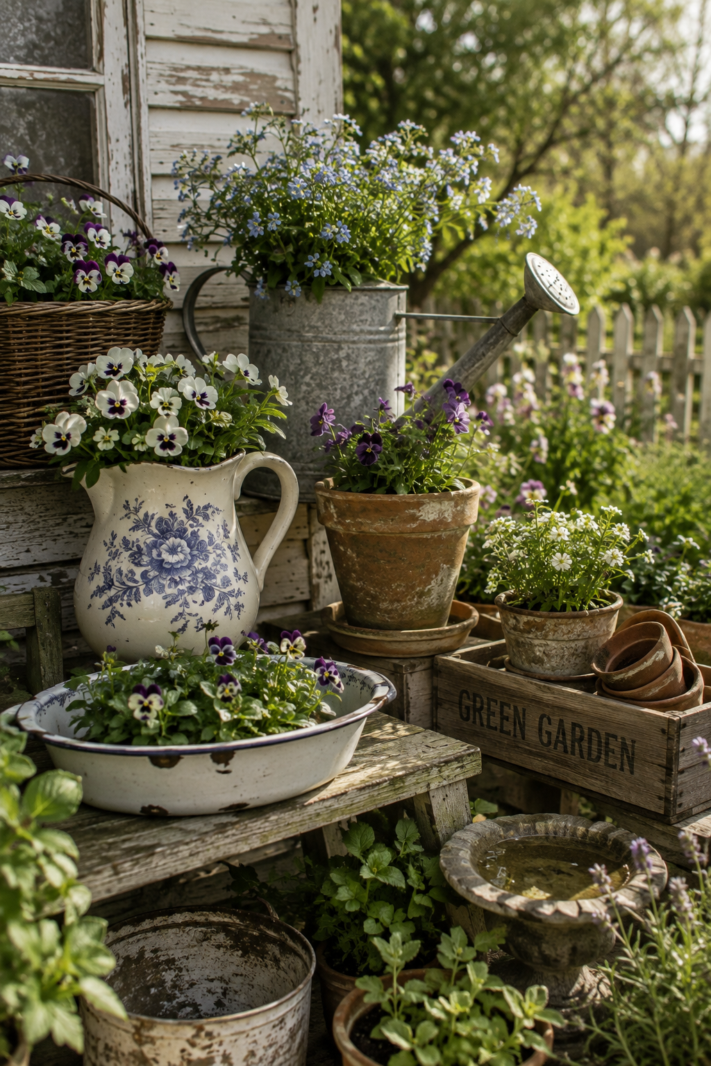 The Garden Comes Back: Old Things, New Growth, and the Pieces That Find a Place Outside