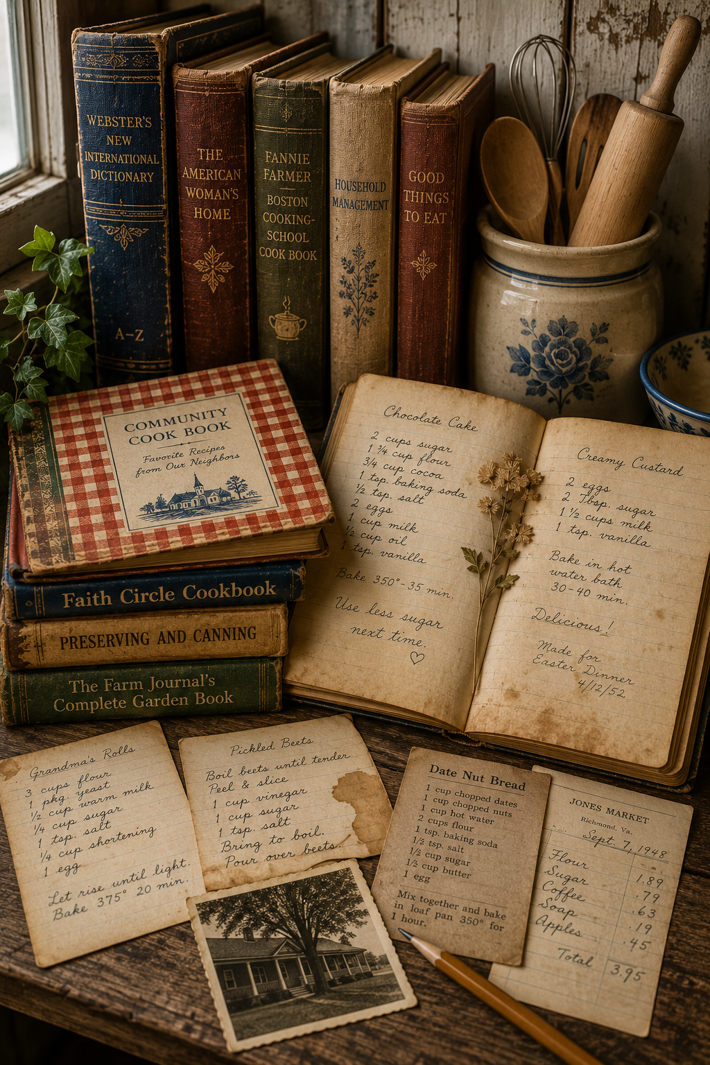 The Books That Taught the Home: Cookbooks, Household Guides, Dictionaries, and Family Knowledge