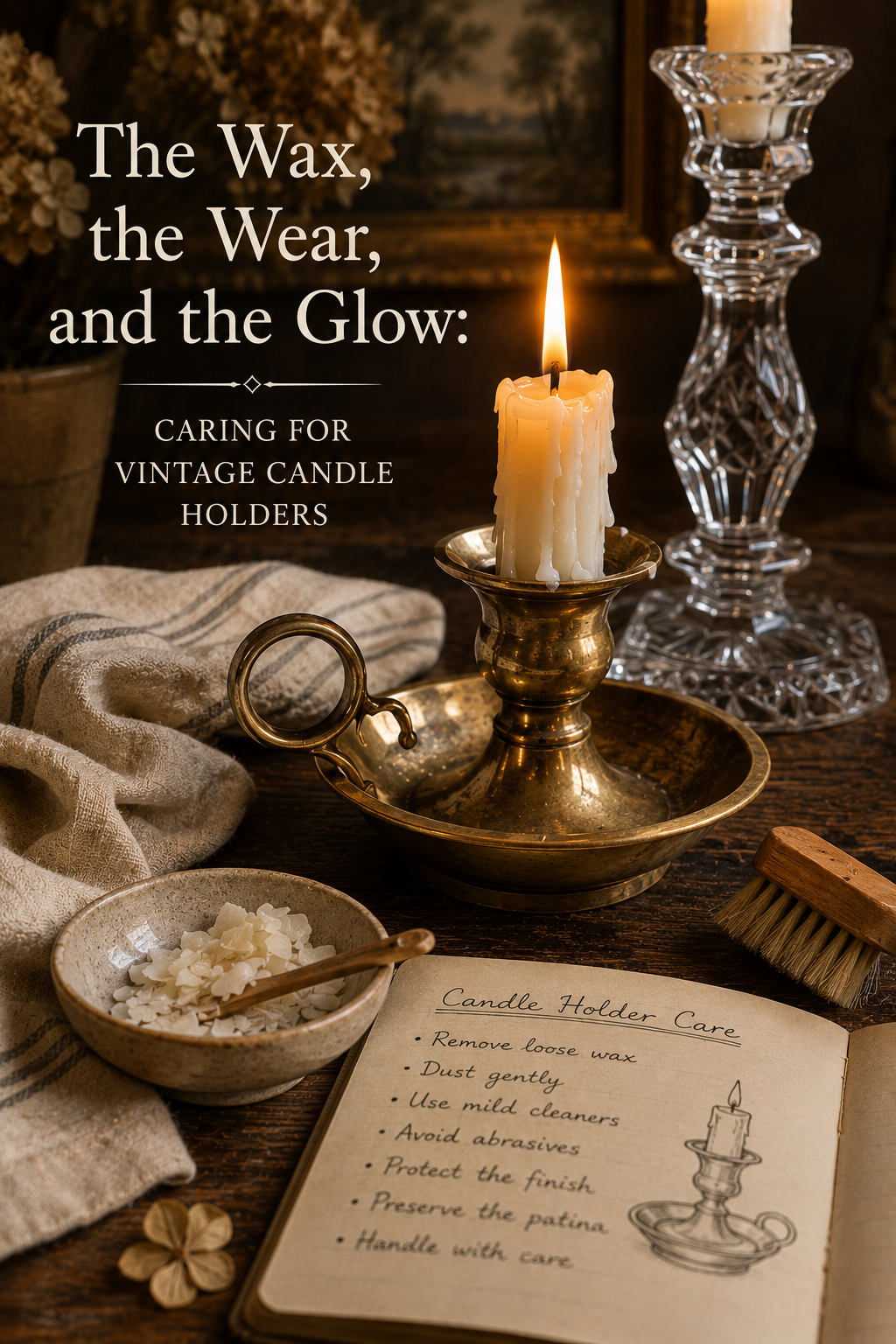 The Wax, the Wear, and the Glow: Caring for Vintage Candle Holders