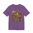 Flea Market Feral Shirt, Thrift Lover Orange Cat Graphic Tee