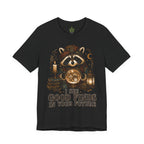 Fortune Teller Raccoon Shirt, Thrift Lover Crystal Ball Tee