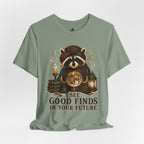 Good Finds Raccoon Graphic Tee, Vintage Thrift Lover Shirt