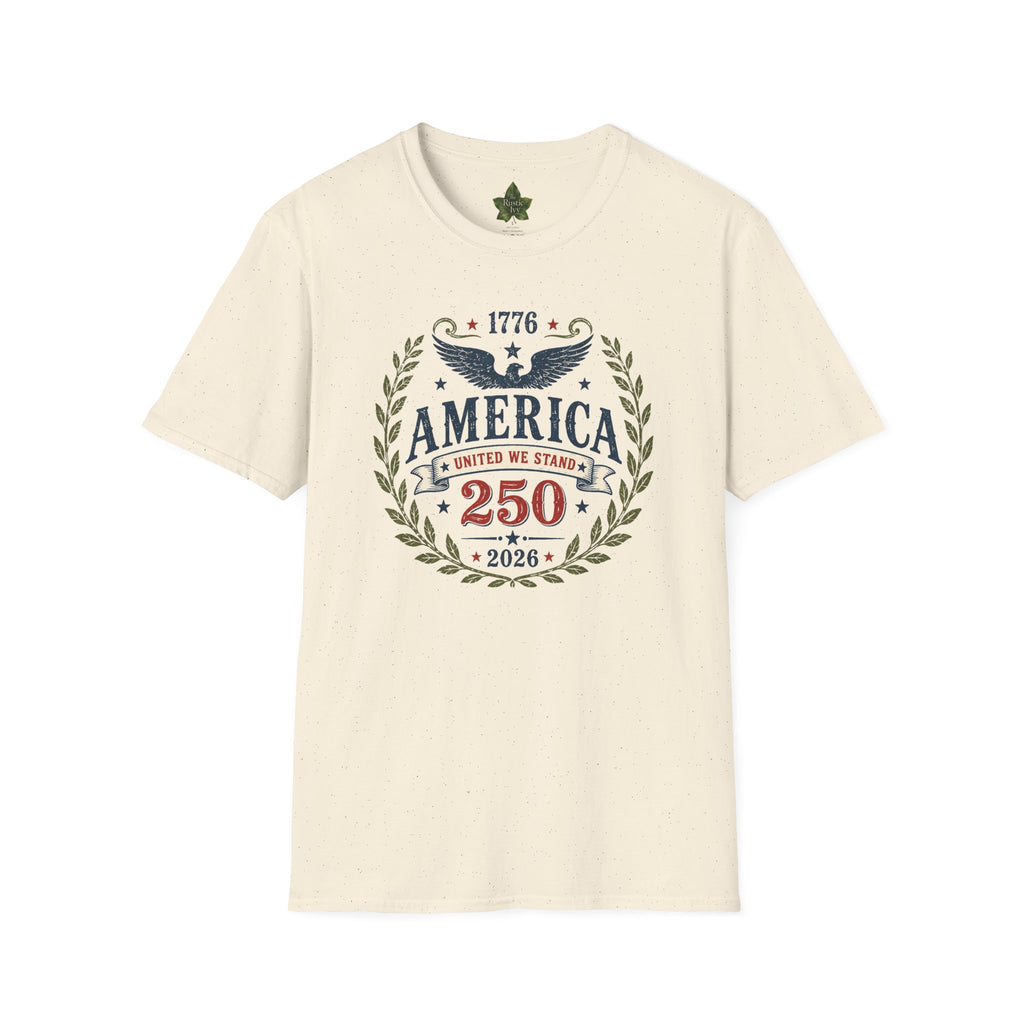 America 250 Shirt 1776 2026 United We Stand Patriotic Eagle Tee