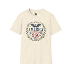 America 250 Shirt 1776 2026 United We Stand Patriotic Eagle Tee