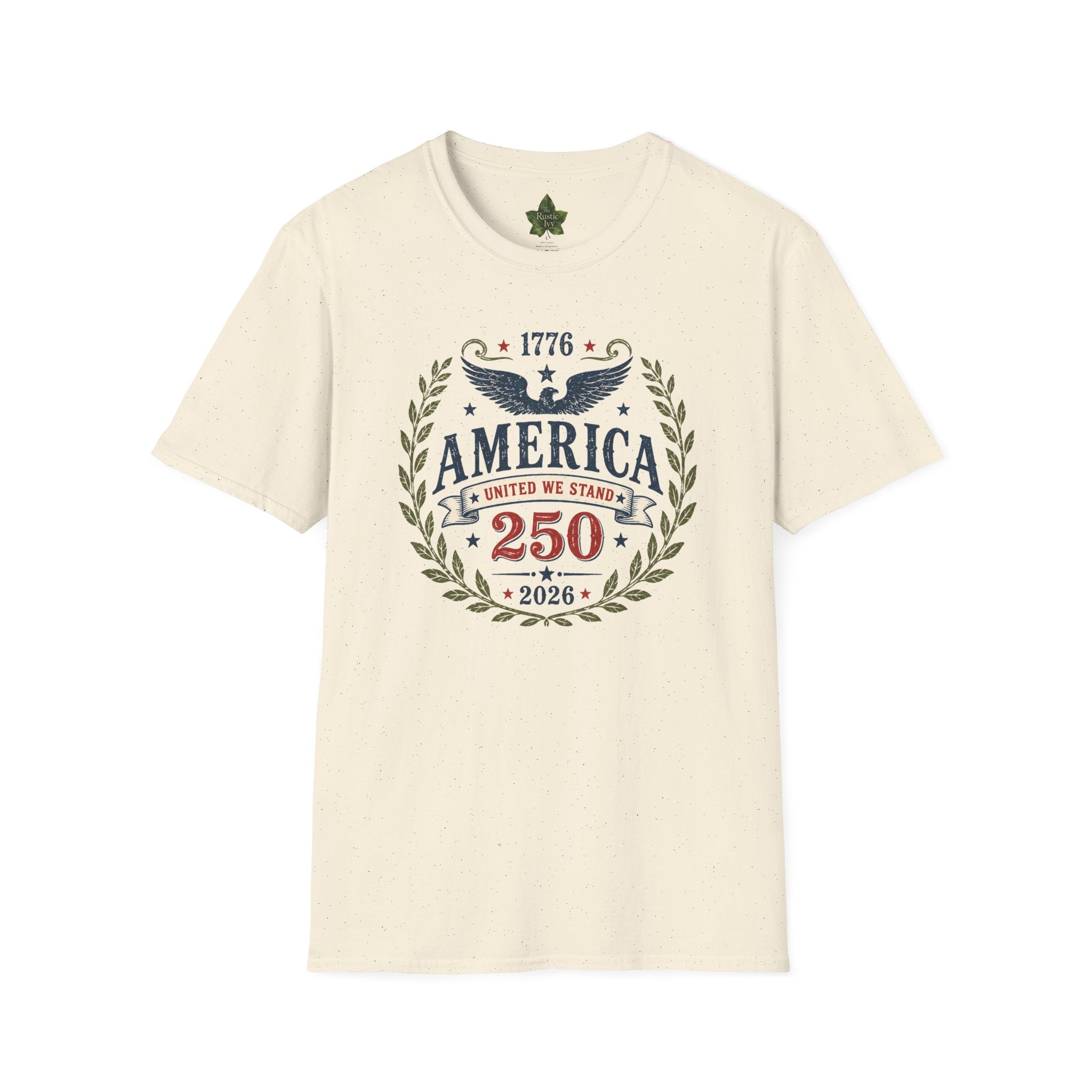 America 250 Shirt 1776 2026 United We Stand Patriotic Eagle Tee