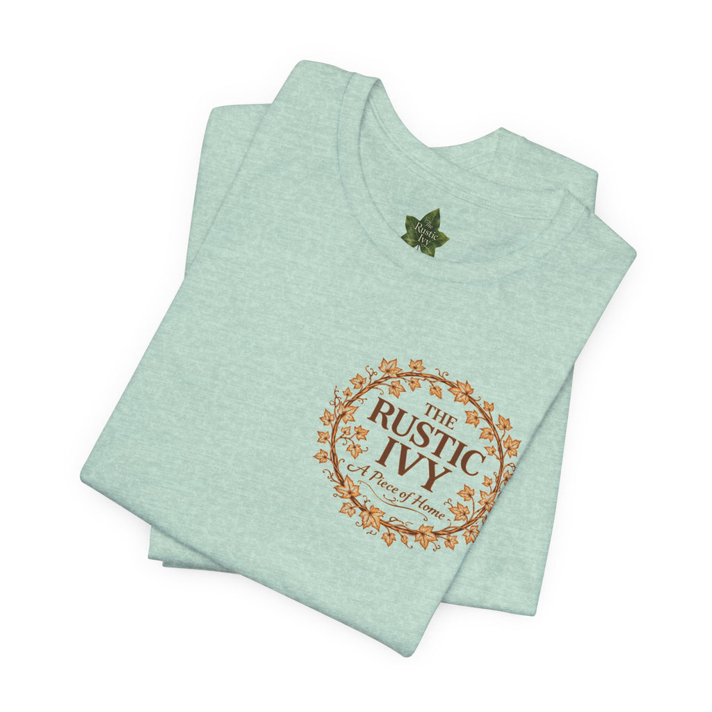 The Rustic Ivy Logo Tee, Vintage Ivy Farmhouse Shirt