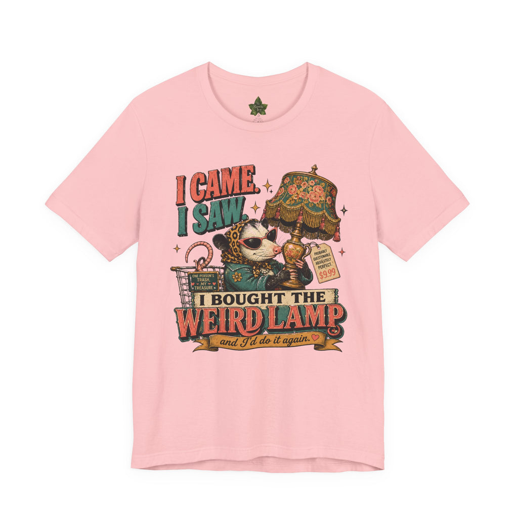 Weird Lamp Possum Shirt, Antique Mall Thrifting Tee