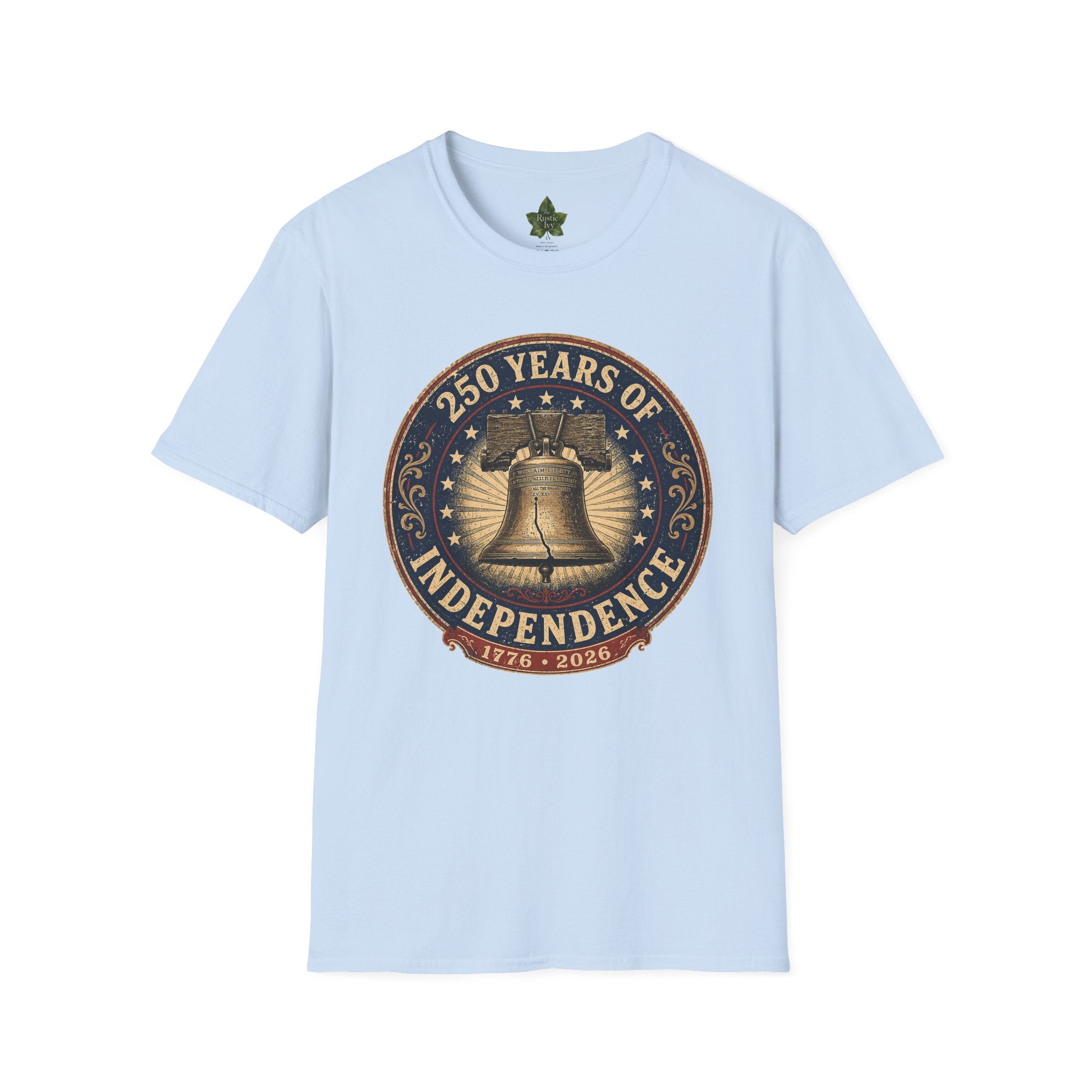 250 Years of Independence Shirt 1776 2026 Liberty Bell Patriotic Tee
