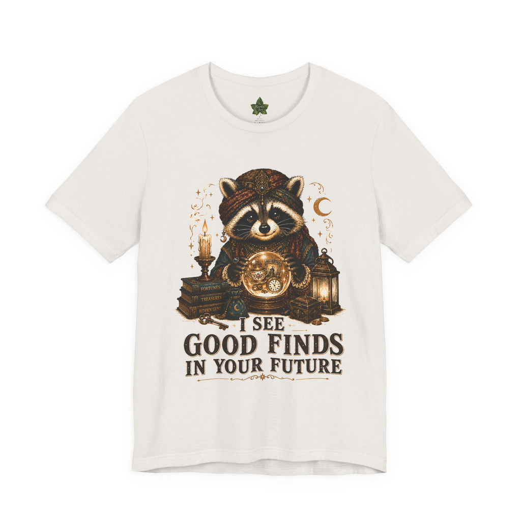 Good Finds Raccoon Graphic Tee, Vintage Thrift Lover Shirt