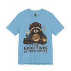 Fortune Teller Raccoon Shirt, Thrift Lover Crystal Ball Tee