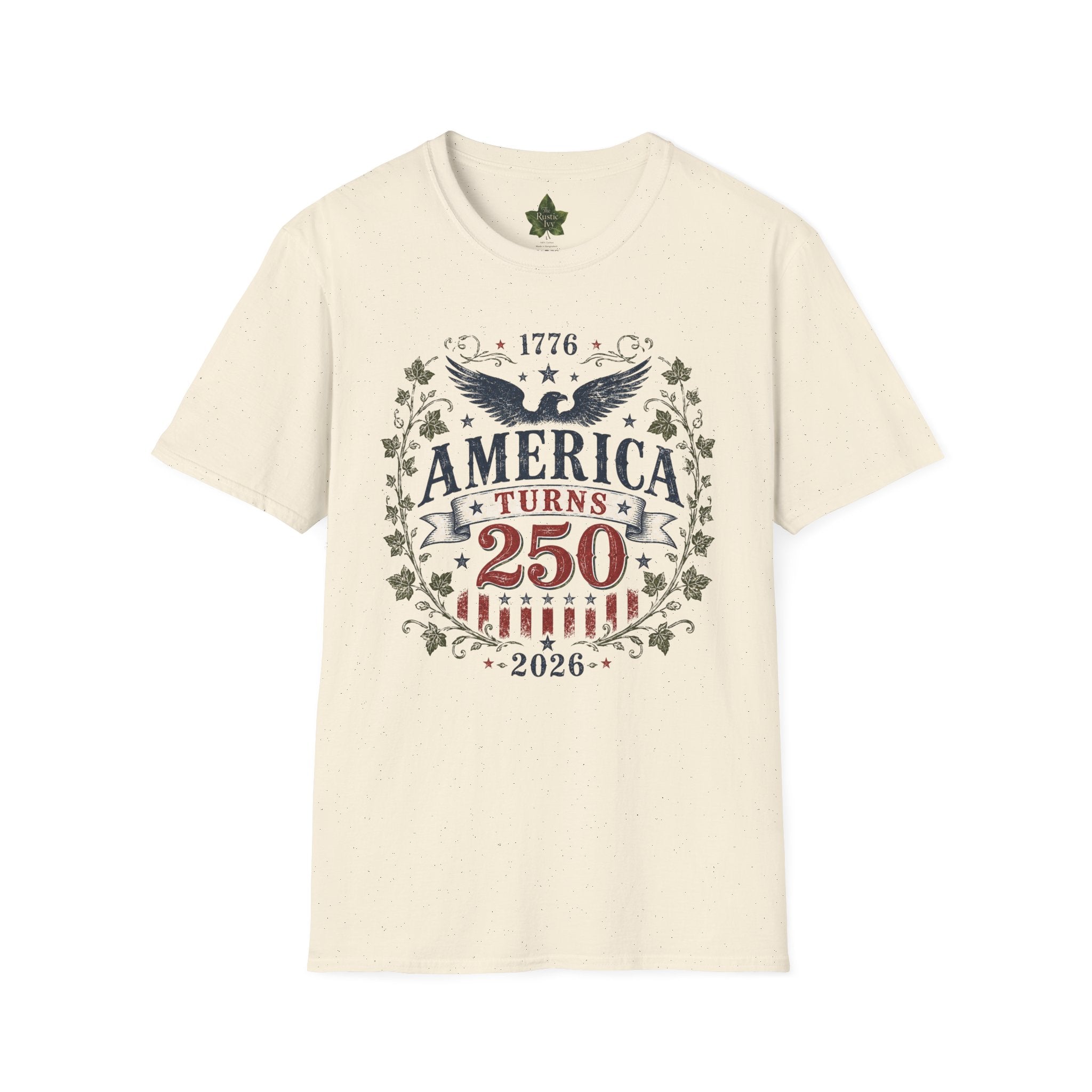 America Turns 250 Shirt 1776 2026 Patriotic Eagle 4th July Tee