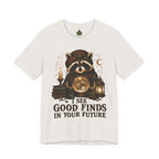 Fortune Teller Raccoon Shirt, Thrift Lover Crystal Ball Tee