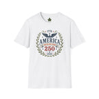 America 250 Shirt 1776 2026 United We Stand Patriotic Eagle Tee