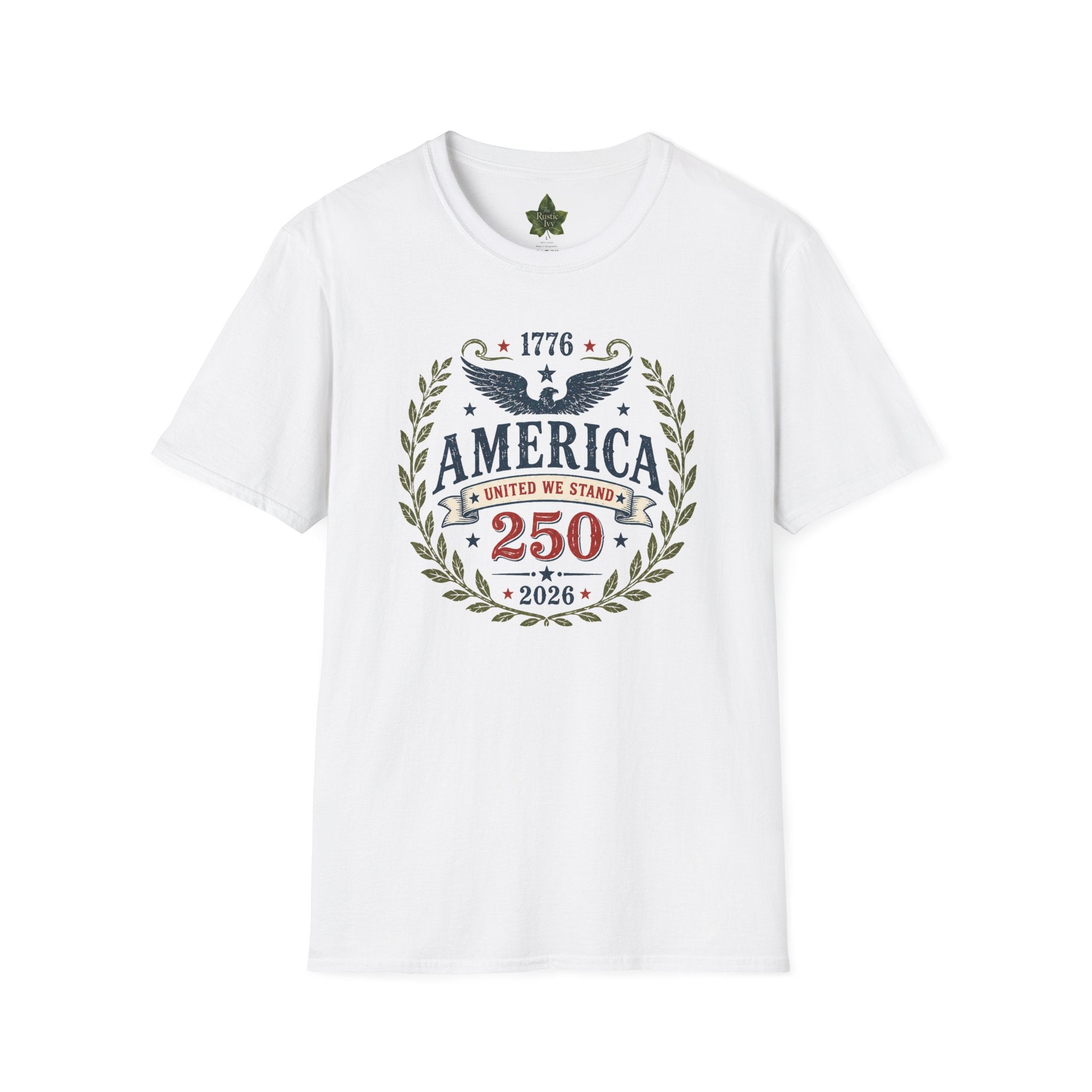 America 250 Shirt 1776 2026 United We Stand Patriotic Eagle Tee