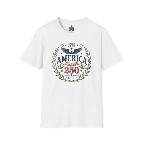 America 250 Shirt, 1776 2026 Patriotic Eagle Tee, Fourth of July Tee