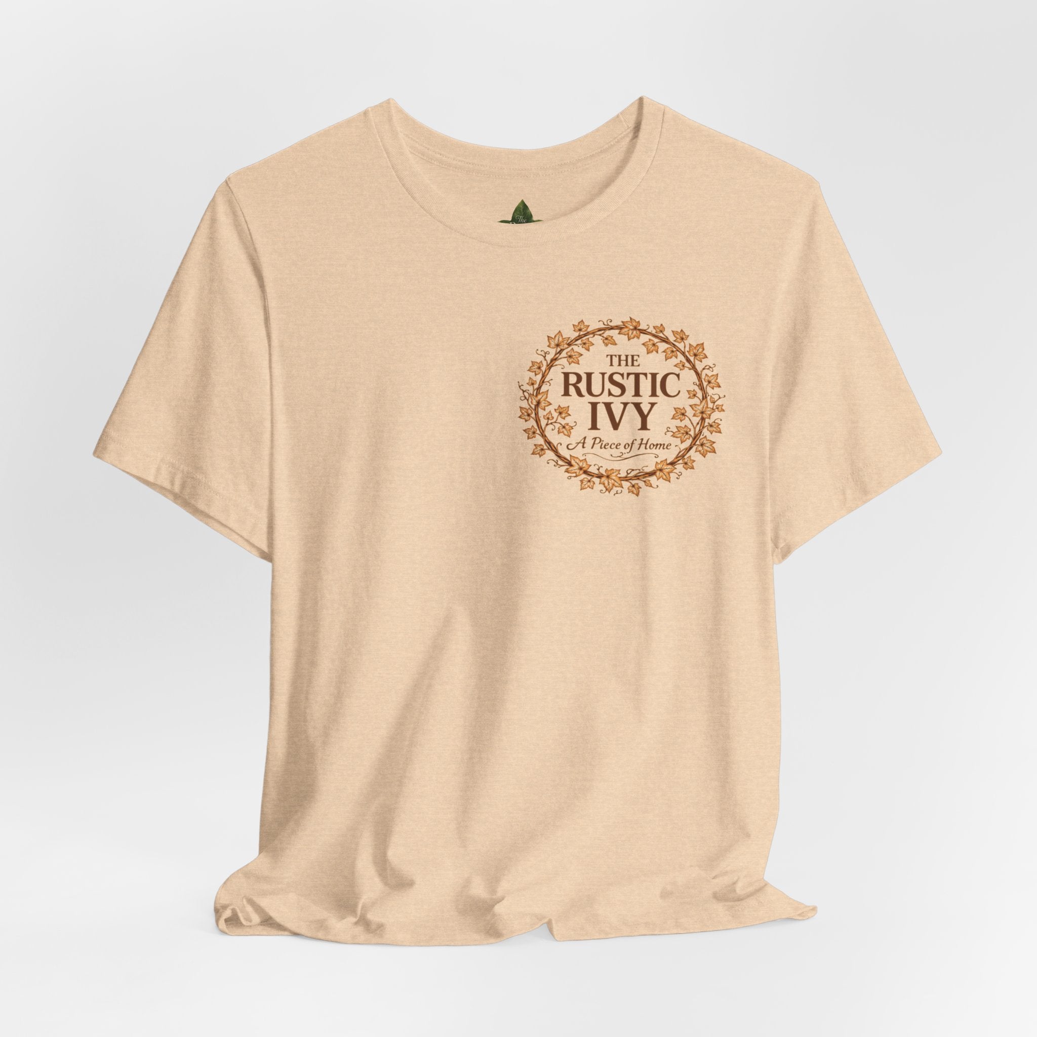 The Rustic Ivy Logo Tee, Vintage Ivy Farmhouse Shirt
