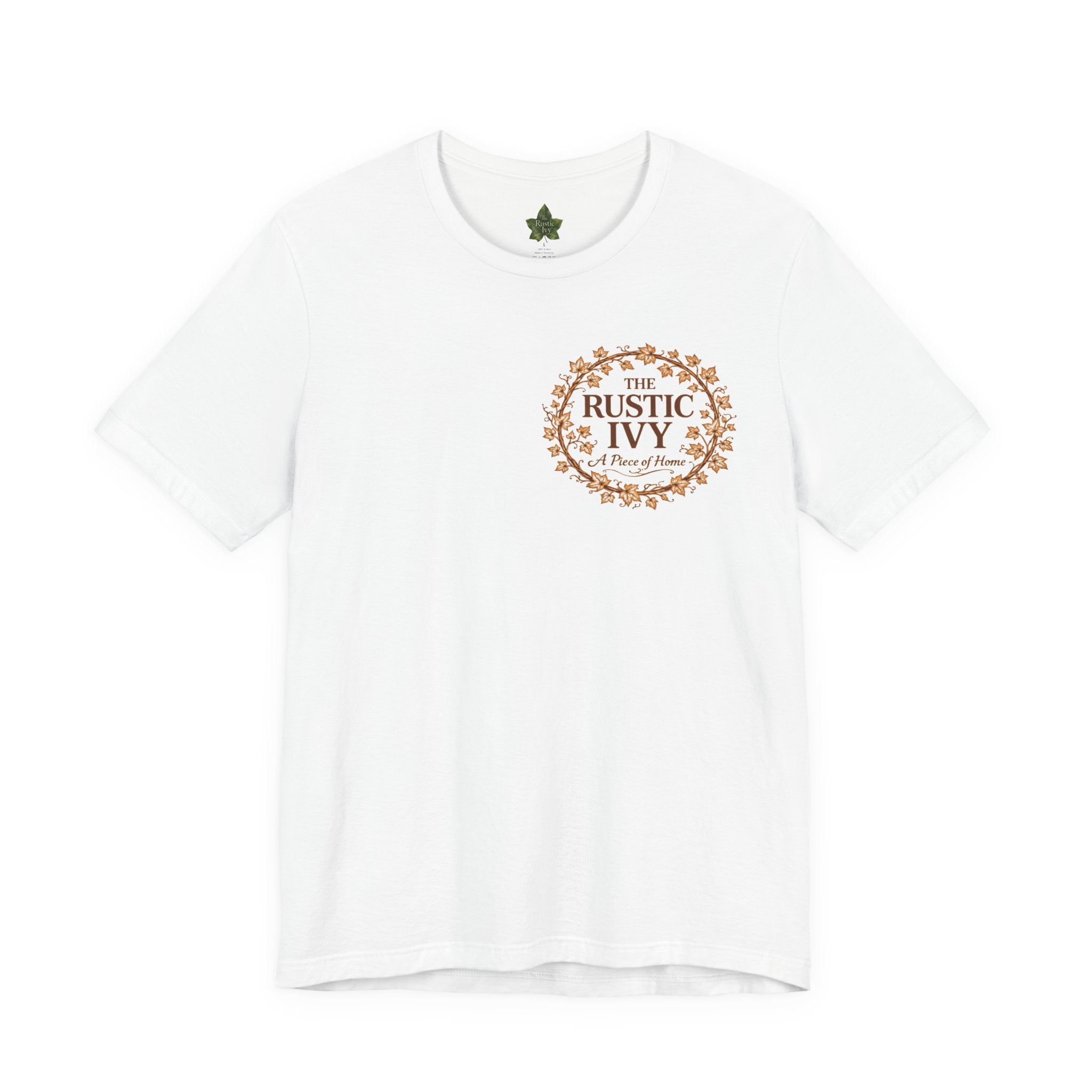 The Rustic Ivy Logo Tee, Vintage Ivy Farmhouse Shirt