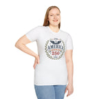 America 250 Shirt 1776 2026 United We Stand Patriotic Eagle Tee
