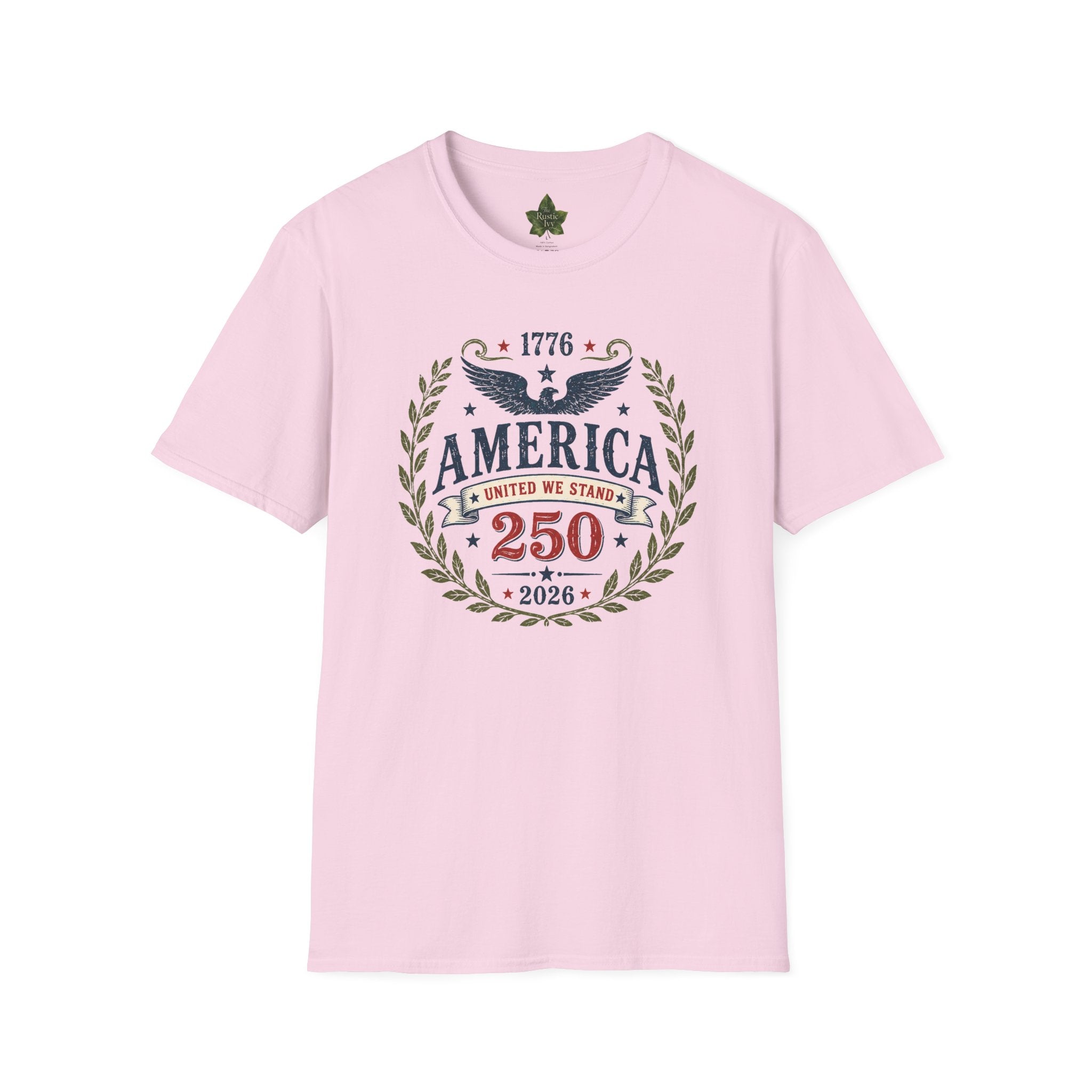 America 250 Shirt 1776 2026 United We Stand Patriotic Eagle Tee