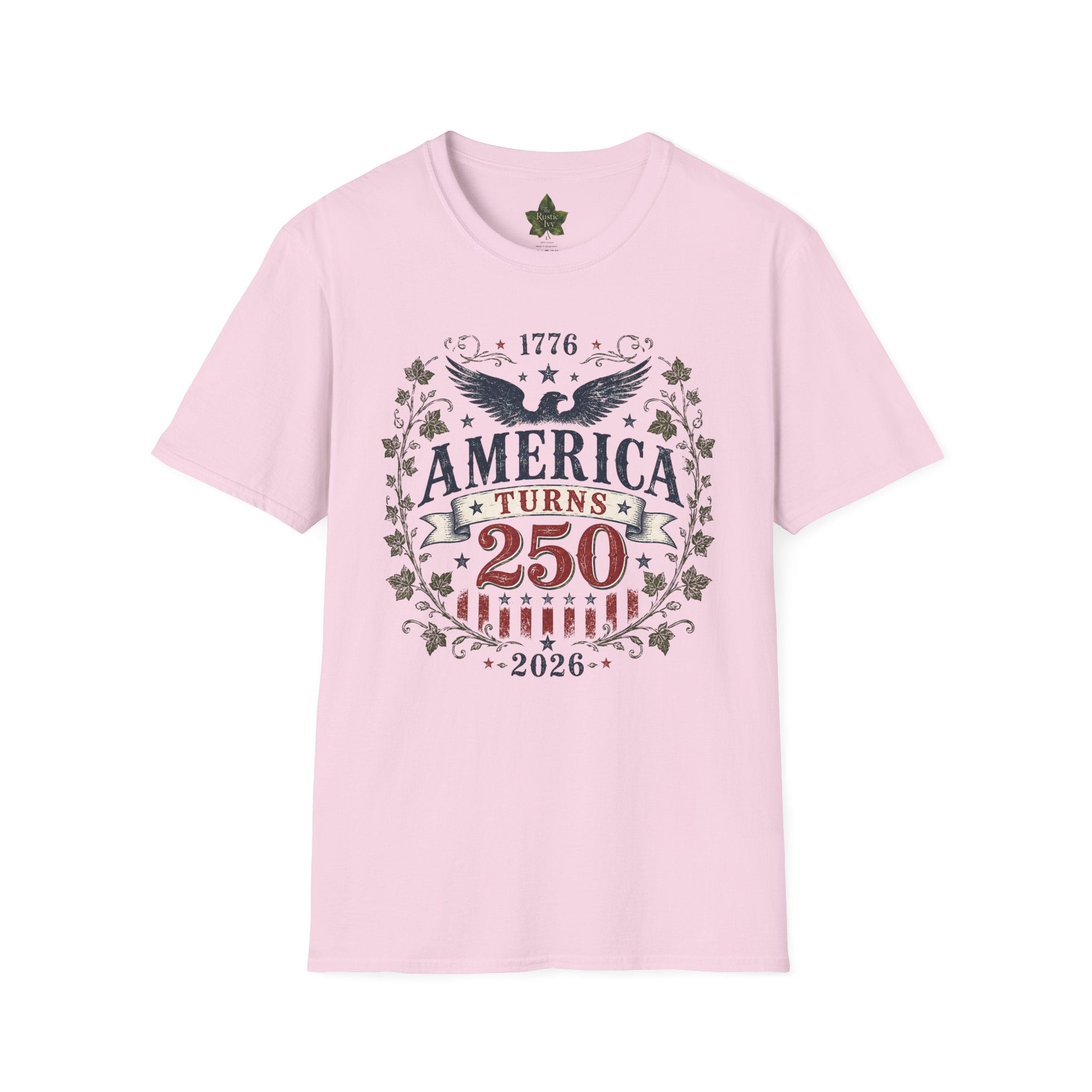 America Turns 250 Shirt 1776 2026 Patriotic Eagle 4th July Tee