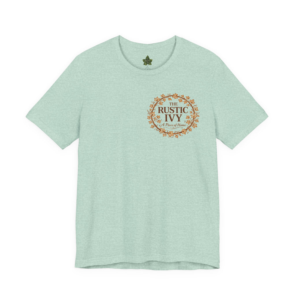 The Rustic Ivy Logo Tee, Vintage Ivy Farmhouse Shirt