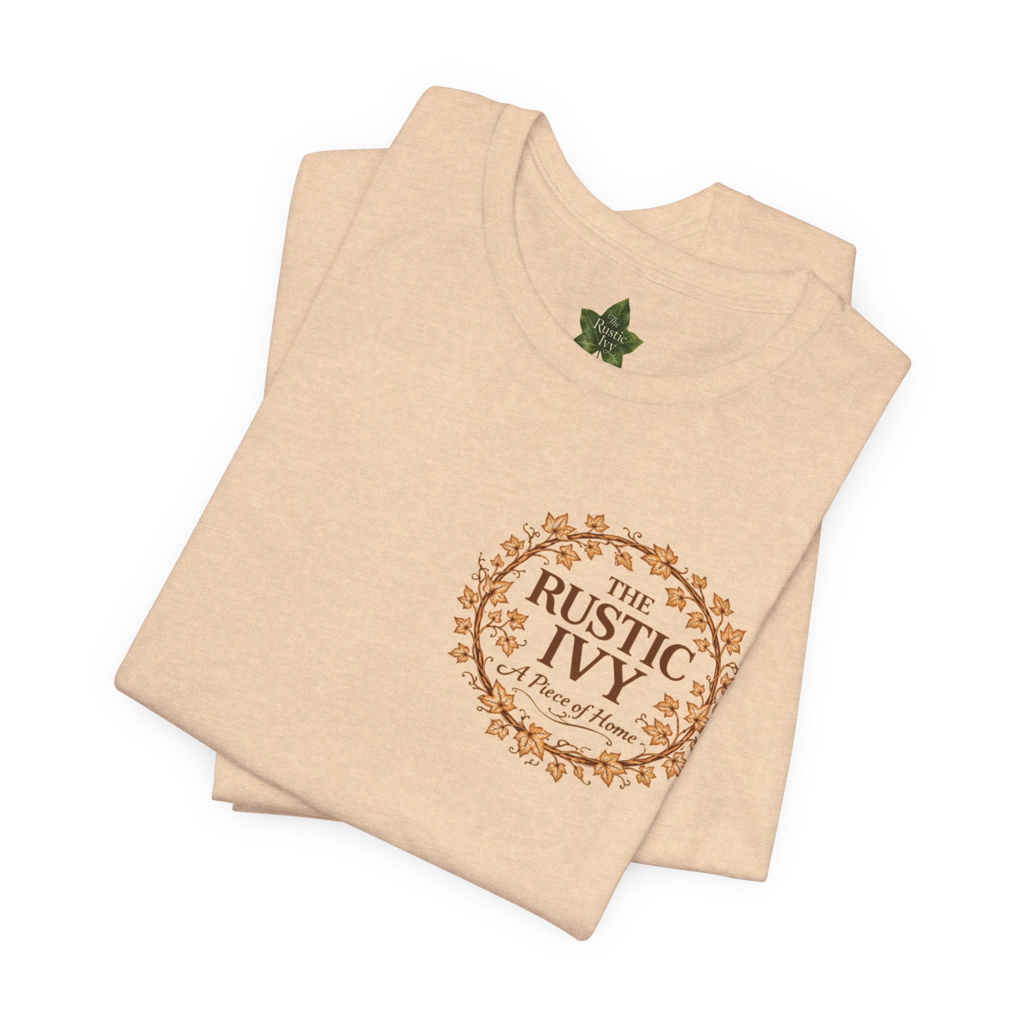 The Rustic Ivy Logo Tee, Vintage Ivy Farmhouse Shirt