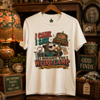 Weird Lamp Possum Shirt, Antique Mall Thrifting Tee