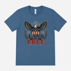 Land of the Free Eagle Shirt, Patriotic 4th of July USA Tee