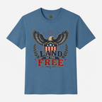 Land of the Free Eagle Shirt, Patriotic 4th of July USA Tee