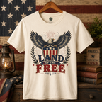 Land of the Free Eagle Shirt, Patriotic 4th of July USA Tee