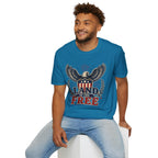 Title: Land of the Free Eagle Shirt, Patriotic 4th of July USA Tee