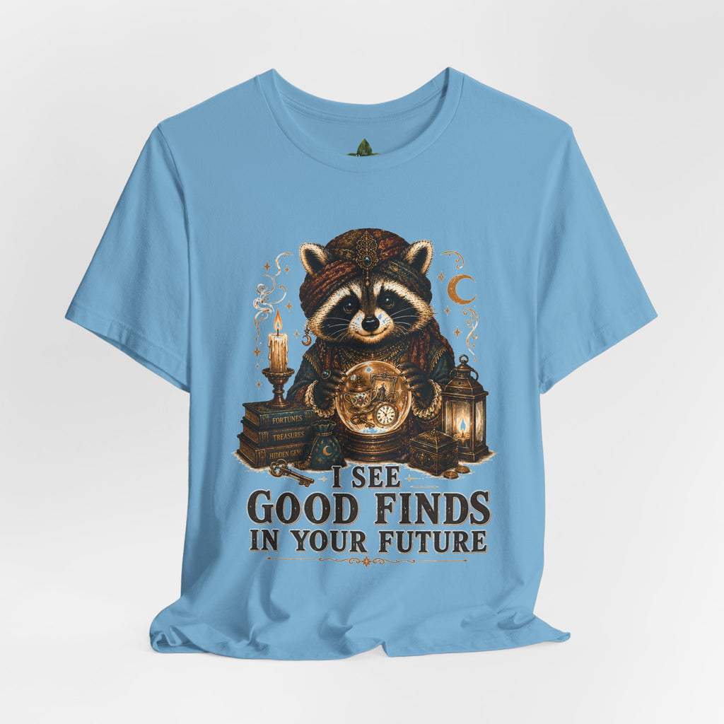 Good Finds Raccoon Graphic Tee, Vintage Thrift Lover Shirt