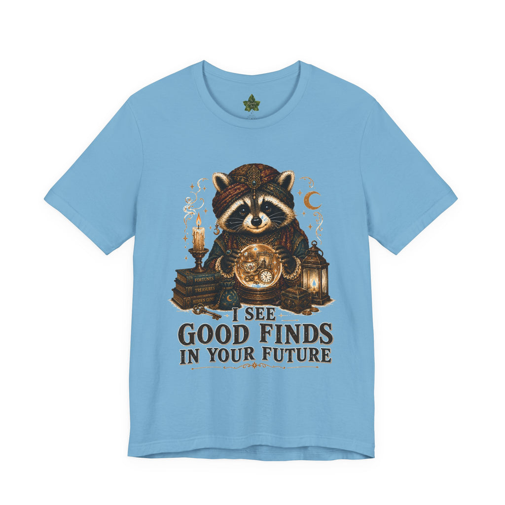 Good Finds Raccoon Graphic Tee, Vintage Thrift Lover Shirt