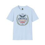 America 250 Shirt 1776 2026 United We Stand Patriotic Eagle Tee