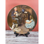 1984 Knowles Norman Rockwell The Storyteller Plate 8.5" Heritage