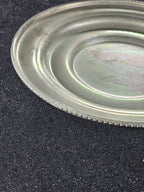 MCM Vintage BW Buenilum Hand Forged Hammered Aluminum Plate 6 1/2" Collectible