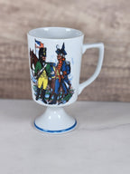 VTG Colonial Fred Roberts Co Footed Coffee Mug — American Revolutionary War