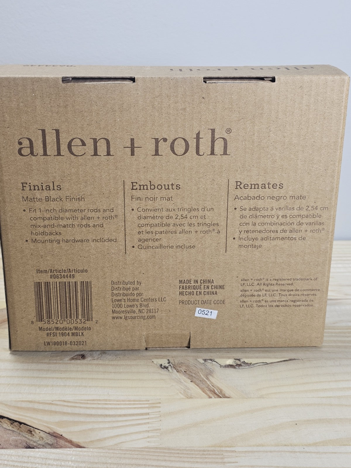 Allen Roth 2 Black Square Finals