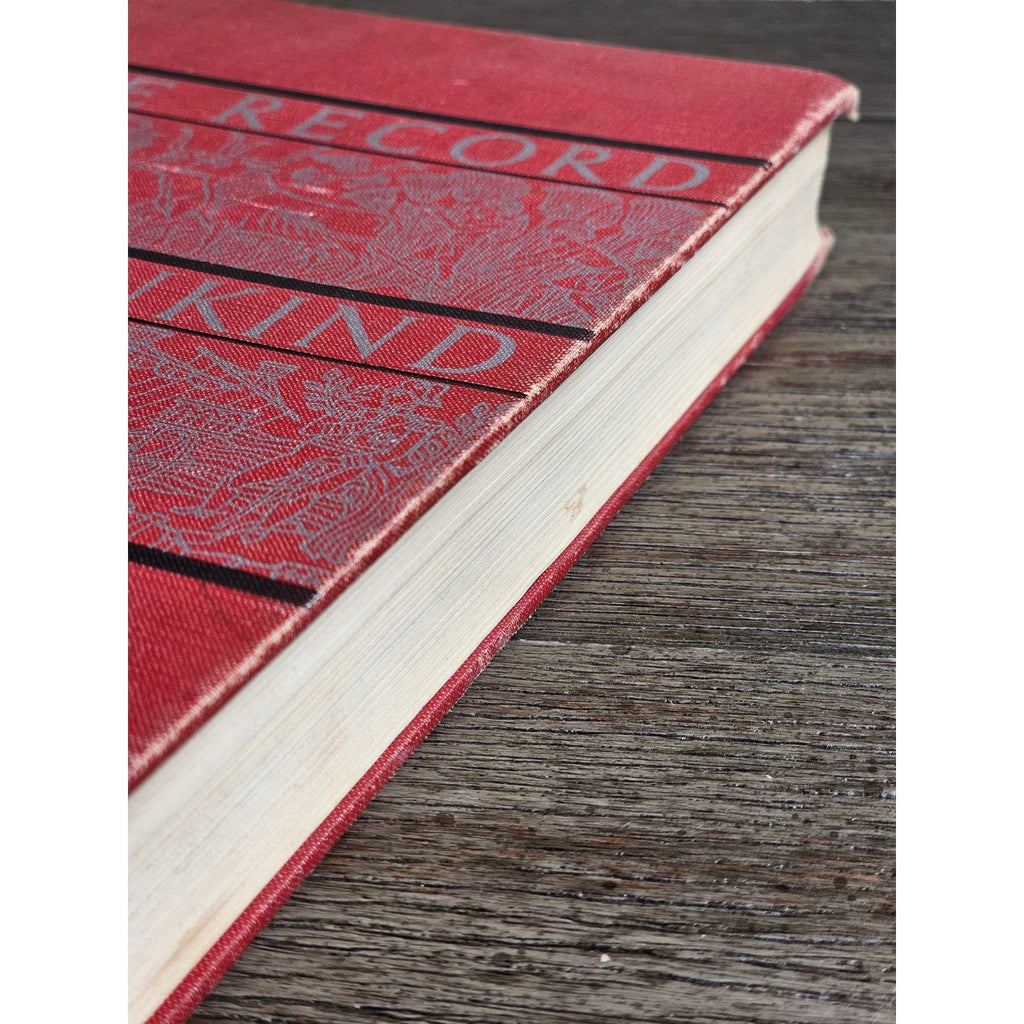 The Record of Mankind 1954 Hardcover D.C. Heath History Book Red