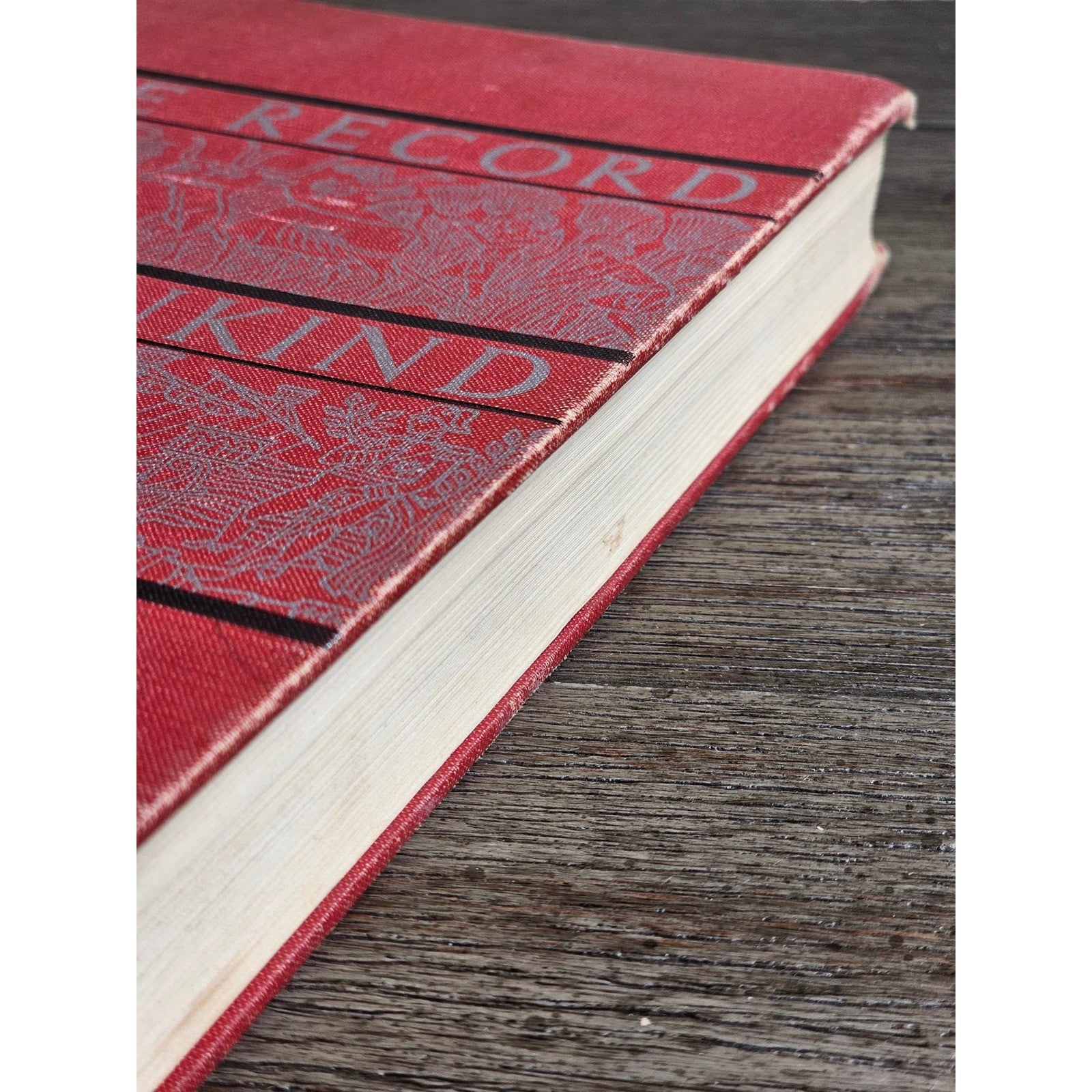 The Record of Mankind 1954 Hardcover D.C. Heath History Book Red