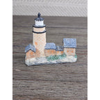 Montauk Point Lighthouse Resin Figurine Mini Coastal Nautical Decor