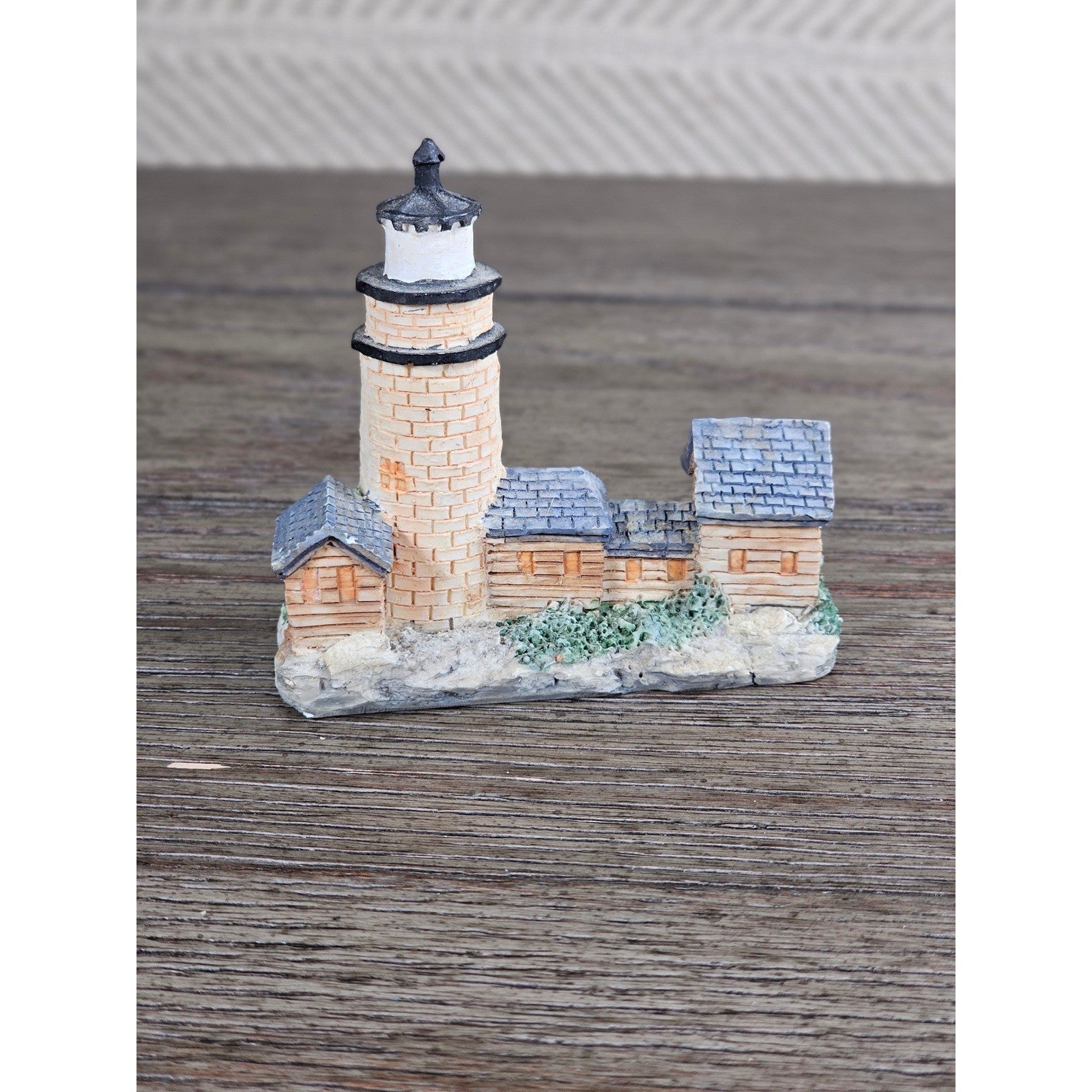 Montauk Point Lighthouse Resin Figurine Mini Coastal Nautical Decor