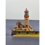 Ks Collection Lighthouse Figurine Bridge Cottage 1990s Coastal