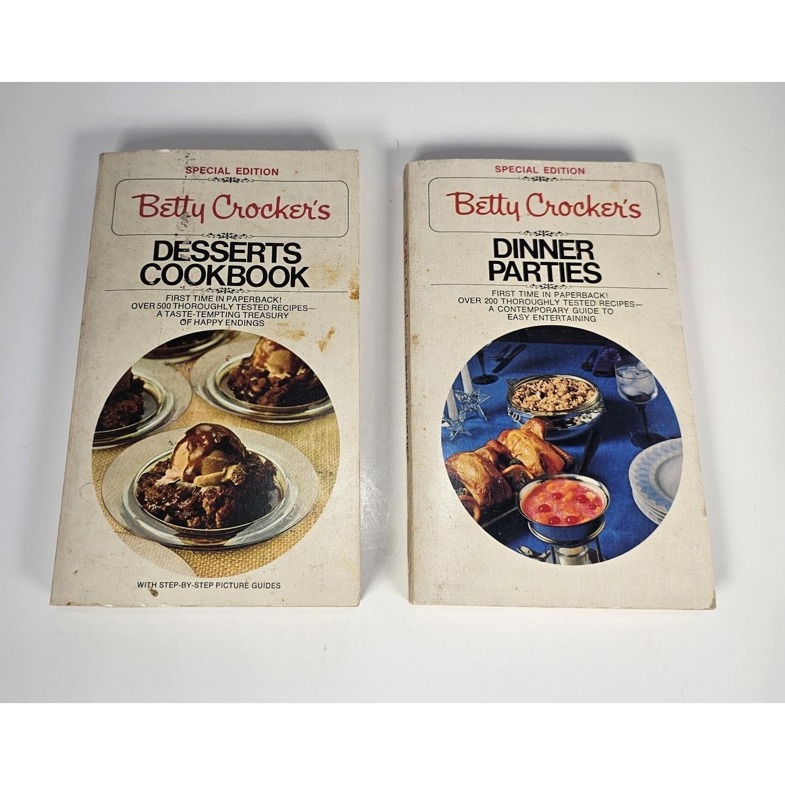 Betty Crocker 1975  Dinner Parties Cookbook Vintage Entertaining Book