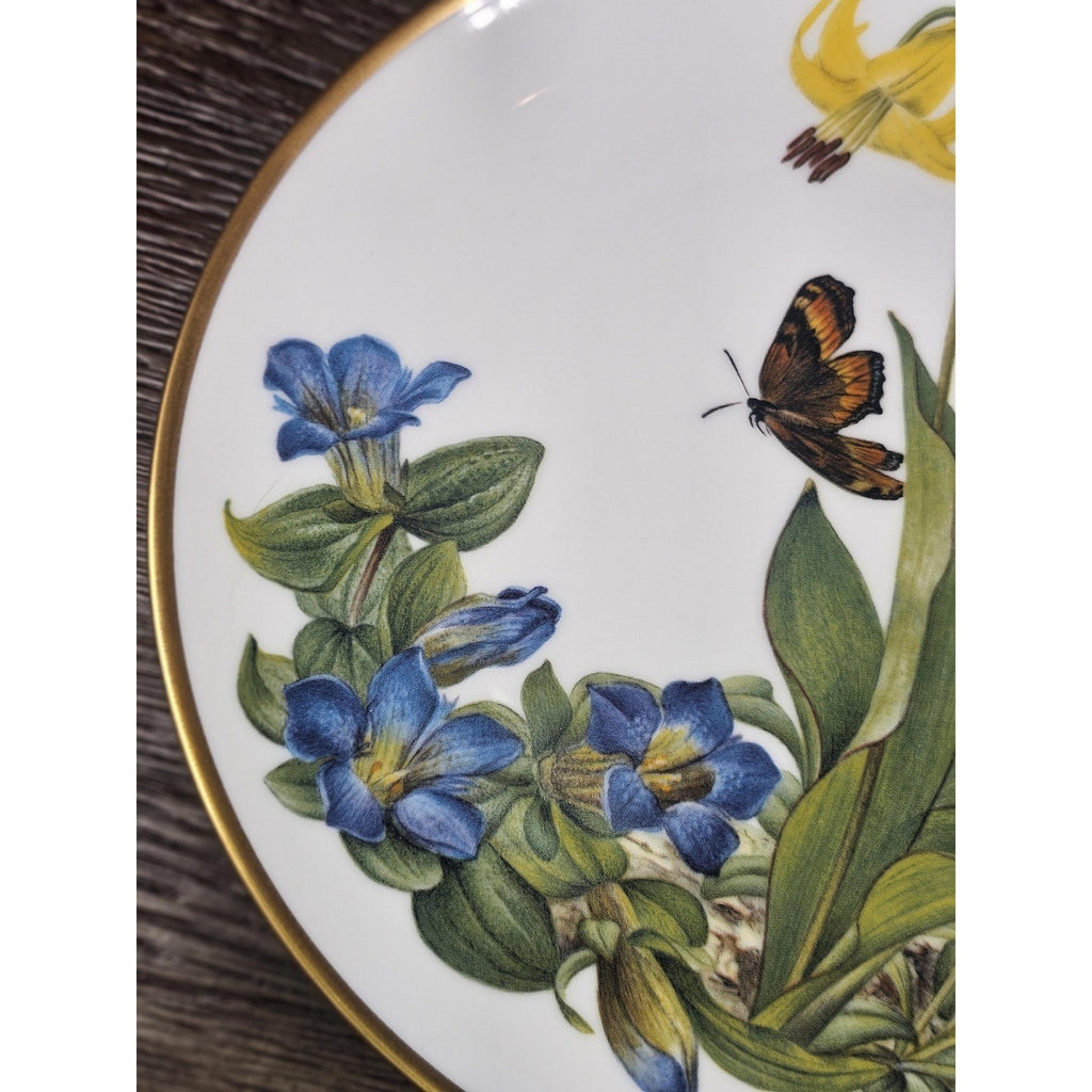 Franklin Mint Rocky Mountain Wildflowers Plate 1978 Porcelain