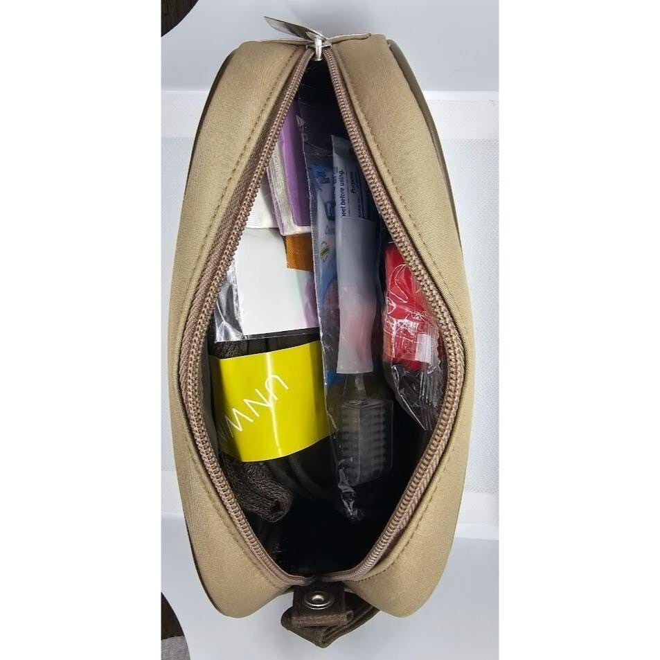 Vintage Delta Airlines Amenity Kit Travel Toiletry Bag