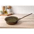 Vintage Copper Saute Pan French Style Copper Pan Wrought Iron Handle